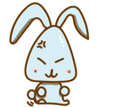 Little Blue rabbit sticker #9242441