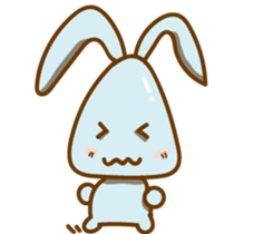 Little Blue rabbit sticker #9242442