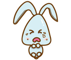 Little Blue rabbit sticker #9242444