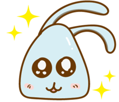 Little Blue rabbit sticker #9242448