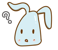 Little Blue rabbit sticker #9242449