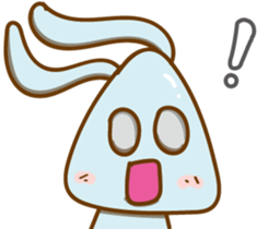 Little Blue rabbit sticker #9242451