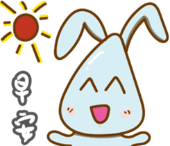 Little Blue rabbit sticker #9242452