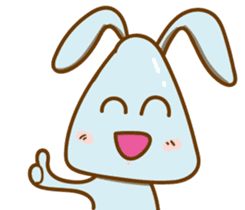 Little Blue rabbit sticker #9242455