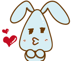 Little Blue rabbit sticker #9242457