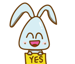 Little Blue rabbit sticker #9242460