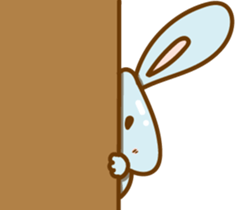 Little Blue rabbit sticker #9242463