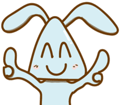 Little Blue rabbit sticker #9242465