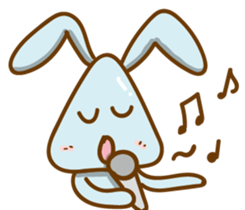 Little Blue rabbit sticker #9242466