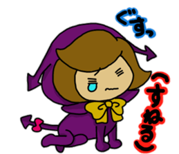 small devil girlfriend sticker #9242633