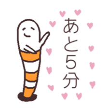 Cute Spotted Garden Eel version 2 sticker #9242723