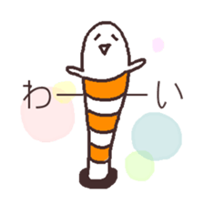 Cute Spotted Garden Eel version 2 sticker #9242753