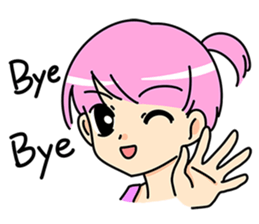 Little naughty girl sticker #9242999