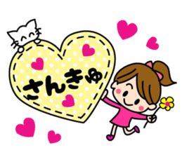 Pretty daily life of girl sticker #9243022