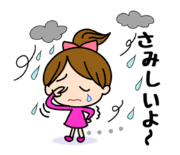 Pretty daily life of girl sticker #9243039