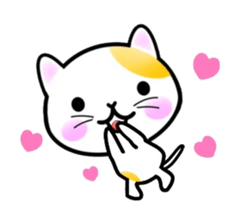 cute cat. sticker #9243211