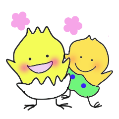 A chick group leader's Hiyoko Cozy Funny