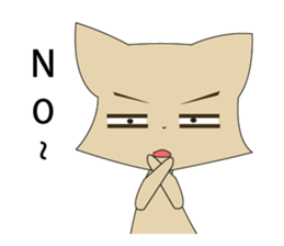 high cat sticker #9243762