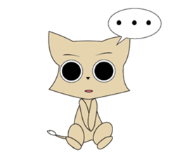 high cat sticker #9243782