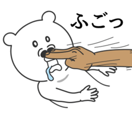 big lips bear4 sticker #9244576