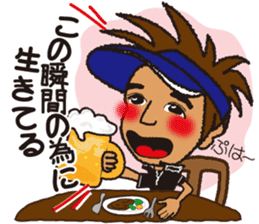 Moyoshi's golf sticker2 sticker #9244605