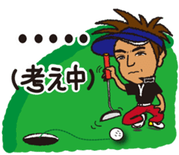 Moyoshi's golf sticker2 sticker #9244615