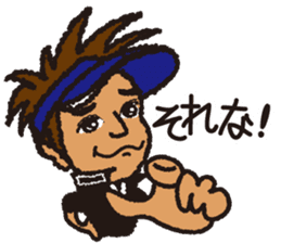 Moyoshi's golf sticker2 sticker #9244621