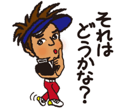 Moyoshi's golf sticker2 sticker #9244622