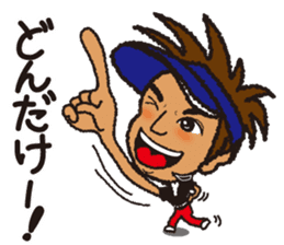 Moyoshi's golf sticker2 sticker #9244623