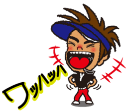 Moyoshi's golf sticker2 sticker #9244626