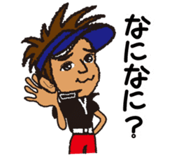 Moyoshi's golf sticker2 sticker #9244628