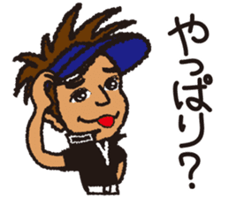 Moyoshi's golf sticker2 sticker #9244629