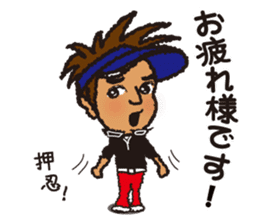 Moyoshi's golf sticker2 sticker #9244630