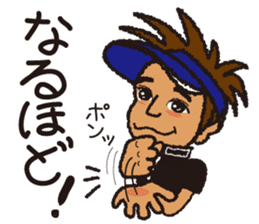 Moyoshi's golf sticker2 sticker #9244635