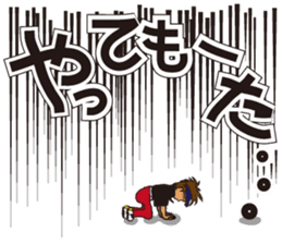 Moyoshi's golf sticker2 sticker #9244637