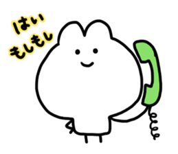 Good vibes Rabbit sticker #9245324