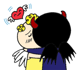 Two good friends sticker #9245515