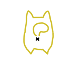 A dog in front of my house sticker #9245538