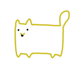 A dog in front of my house sticker #9245560