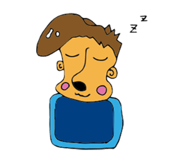 Big nose men sticker #9246128