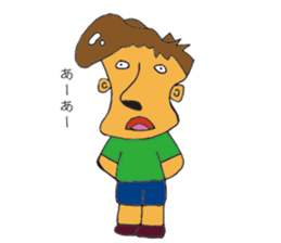 Big nose men sticker #9246132