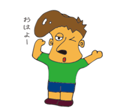 Big nose men sticker #9246135