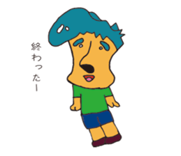 Big nose men sticker #9246147