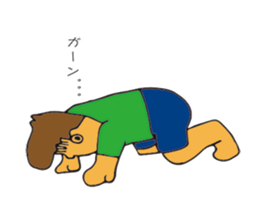 Big nose men sticker #9246152