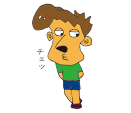 Big nose men sticker #9246158