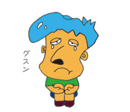 Big nose men sticker #9246161