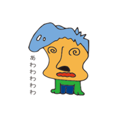 Big nose men sticker #9246166