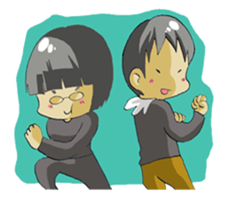 ta-chan&tomochan3 sticker #9246360