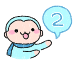 Pastel monkey2016 sticker #9246515