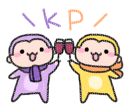 Pastel monkey2016 sticker #9246518